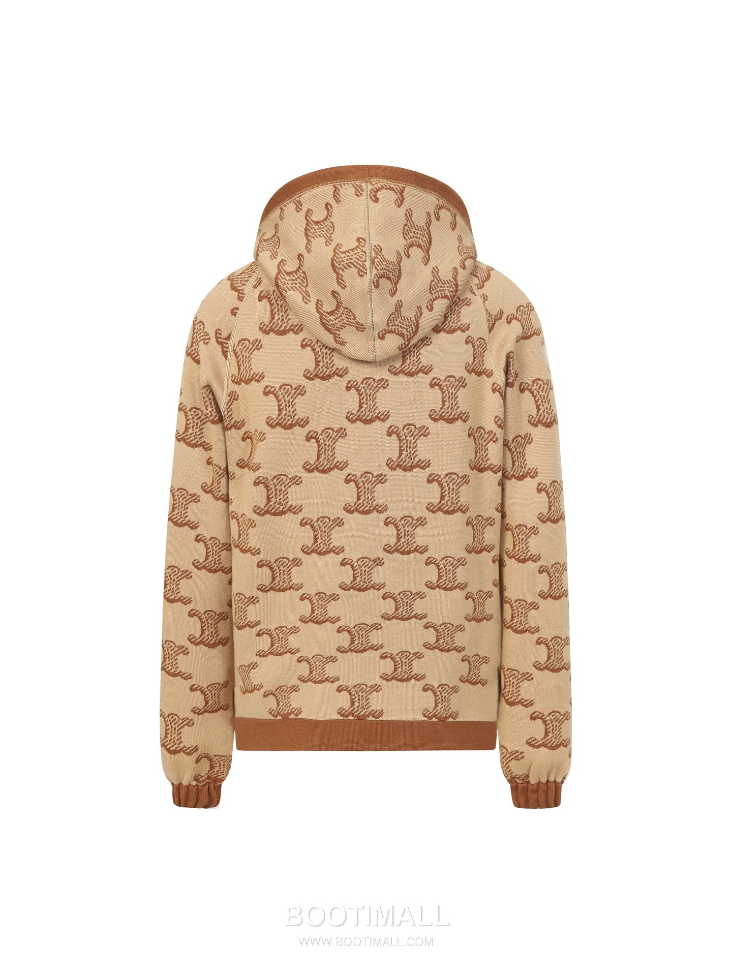 Celine Reversible Hooded Jacket Fabric Blend Brown/White Jacket 셀린느 리버서블 후드 자켓 패브릭 블렌드 브라운/화이트 자켓 6