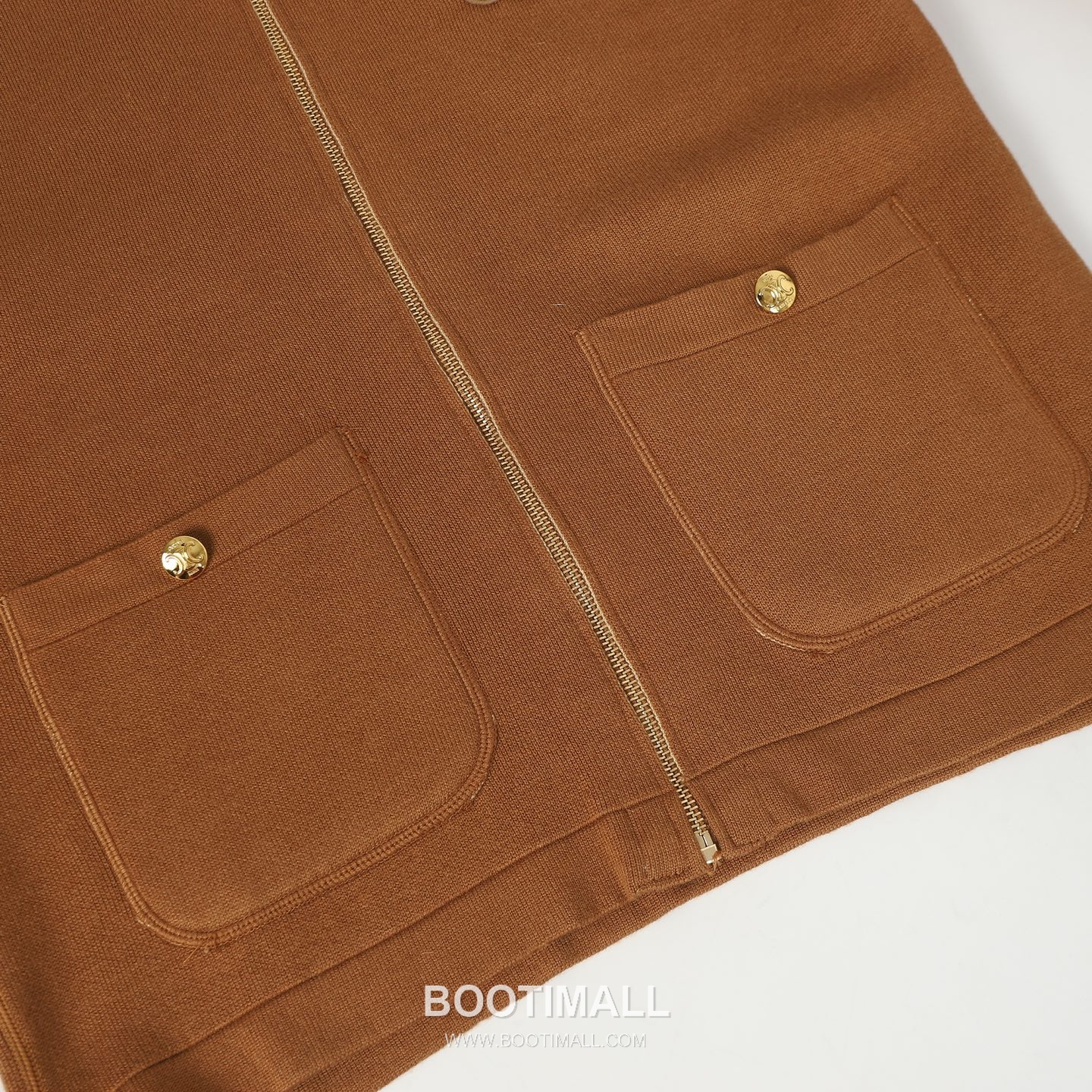 Celine Reversible Hooded Jacket Fabric Blend Brown/White Jacket 셀린느 리버서블 후드 자켓 패브릭 블렌드 브라운/화이트 자켓 18