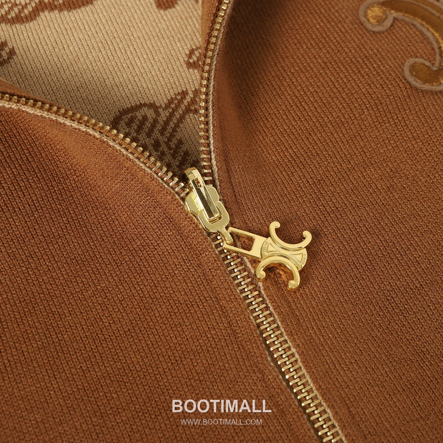 Celine Reversible Hooded Jacket Fabric Blend Brown/White Jacket 셀린느 리버서블 후드 자켓 패브릭 블렌드 브라운/화이트 자켓 20