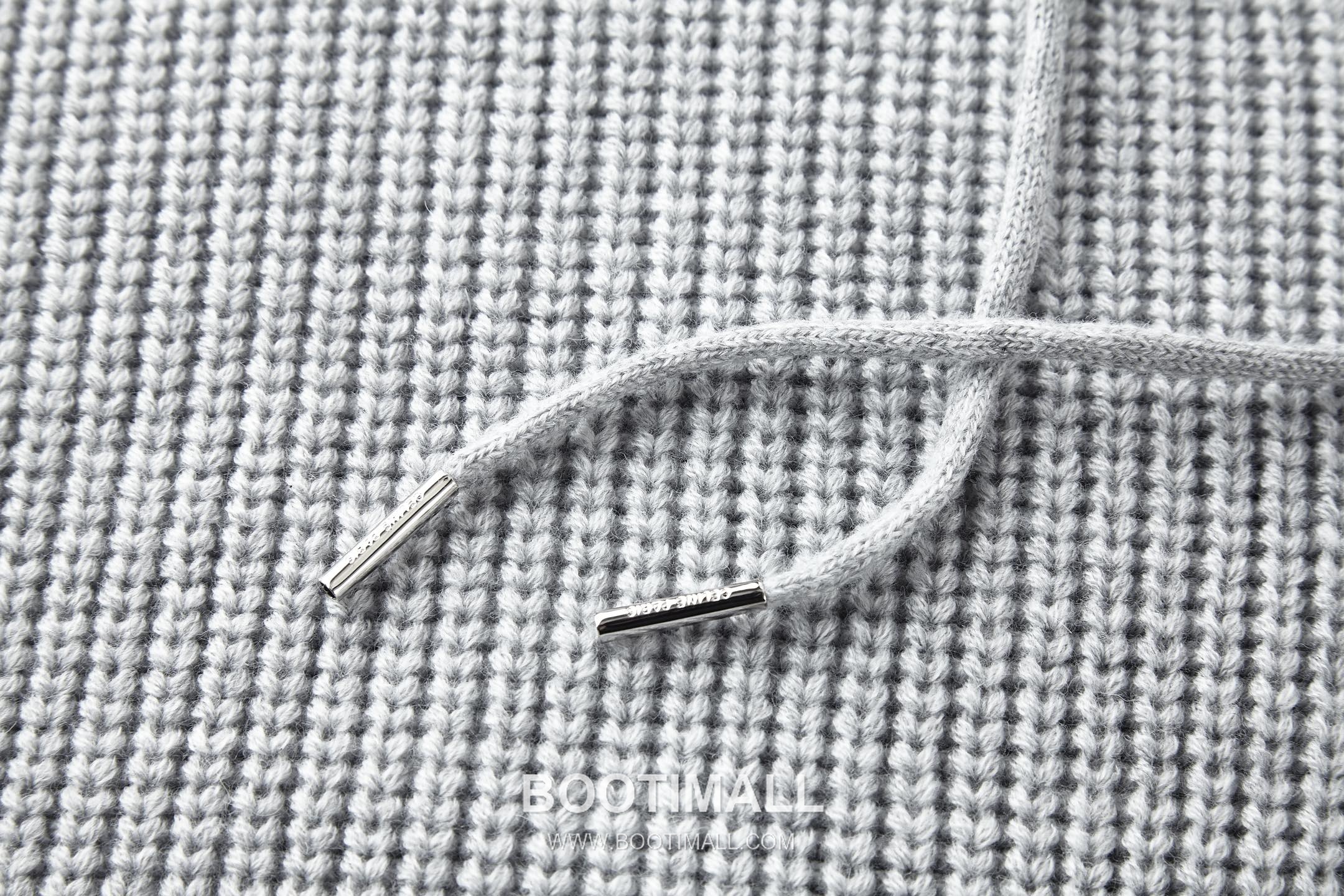 Celine Embroidered Logo Knit Hoodie Knit Gray Hoodie 셀린느 자수 로고 니트 후드 니트 그레이 후드 S, M, L, XL 18