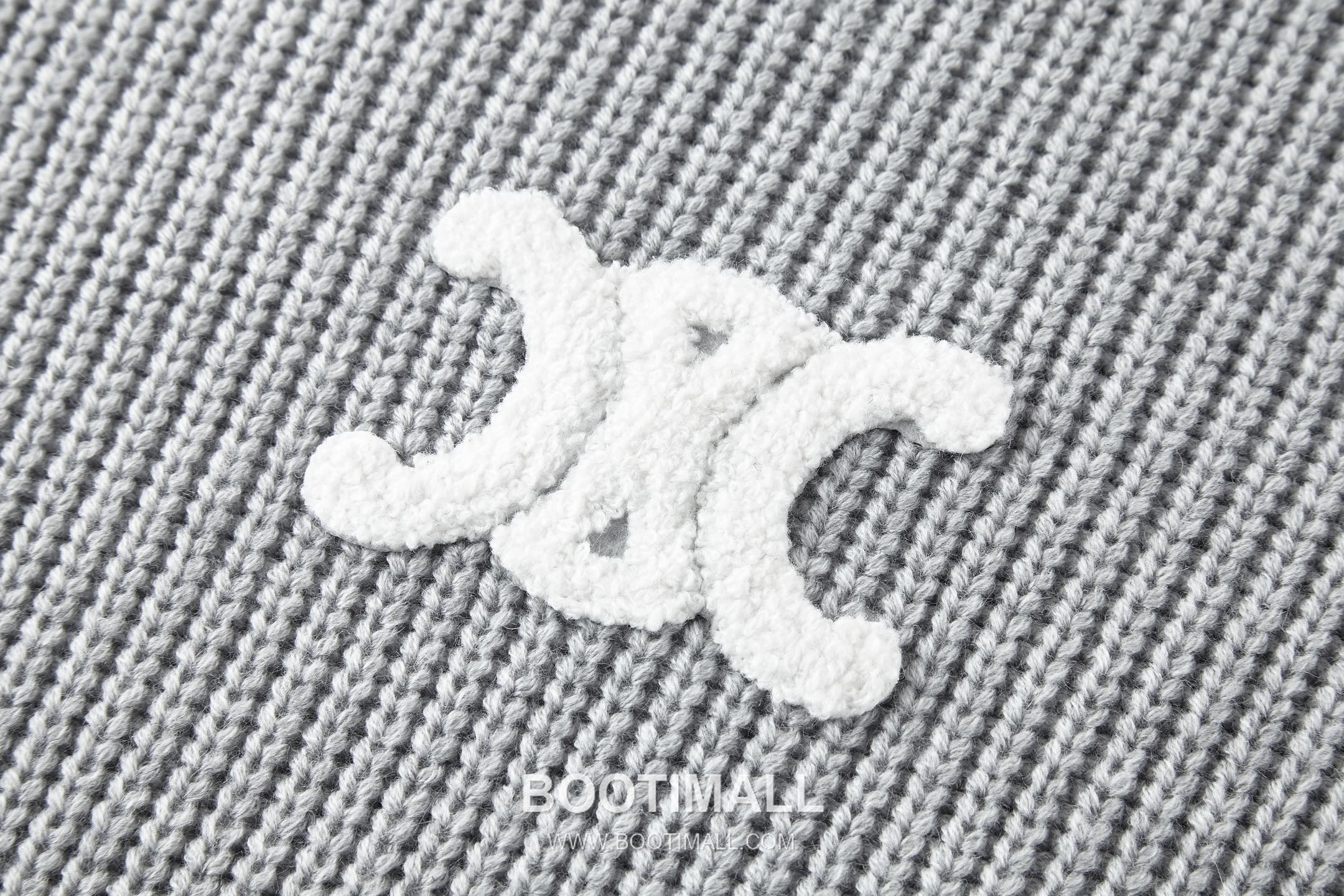 Celine Embroidered Logo Knit Hoodie Knit Gray Hoodie 셀린느 자수 로고 니트 후드 니트 그레이 후드 S, M, L, XL 22