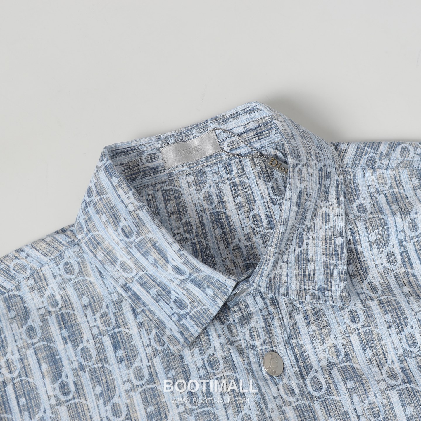 Dior Oblique Logo Jacquard Denim Shirt Denim Light Blue Shirt 디올 오블리크 로고 자카드 데님 셔츠 데님 라이트 블루 셔츠 38, 39, 40, 41 10