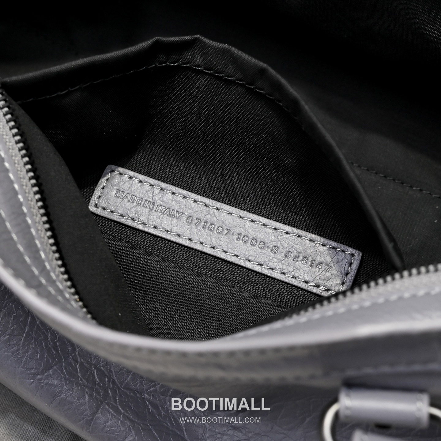 Balenciaga City Shoulder Strap Lambskin Leather Gray Shoulder Bag 발렌시아가 시티 숄더 스트랩 머신 스티치 램스킨 레더 그레이 숄더백 35cm 5