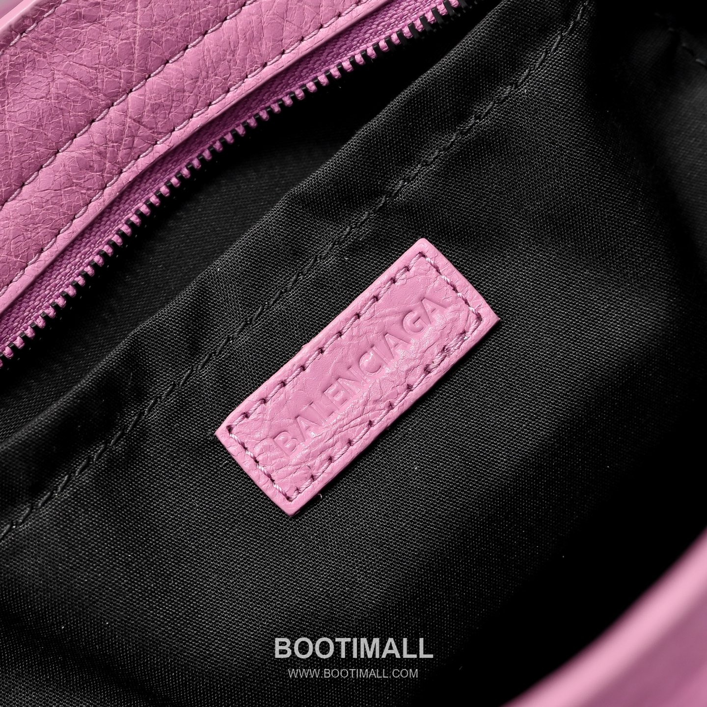 Balenciaga Motorcycle City Bag Lambskin Leather Rose Pink Shoulder Bag 발렌시아가 모터사이클 시티백 램스킨 레더 로즈 핑크 숄더백 38cm 6