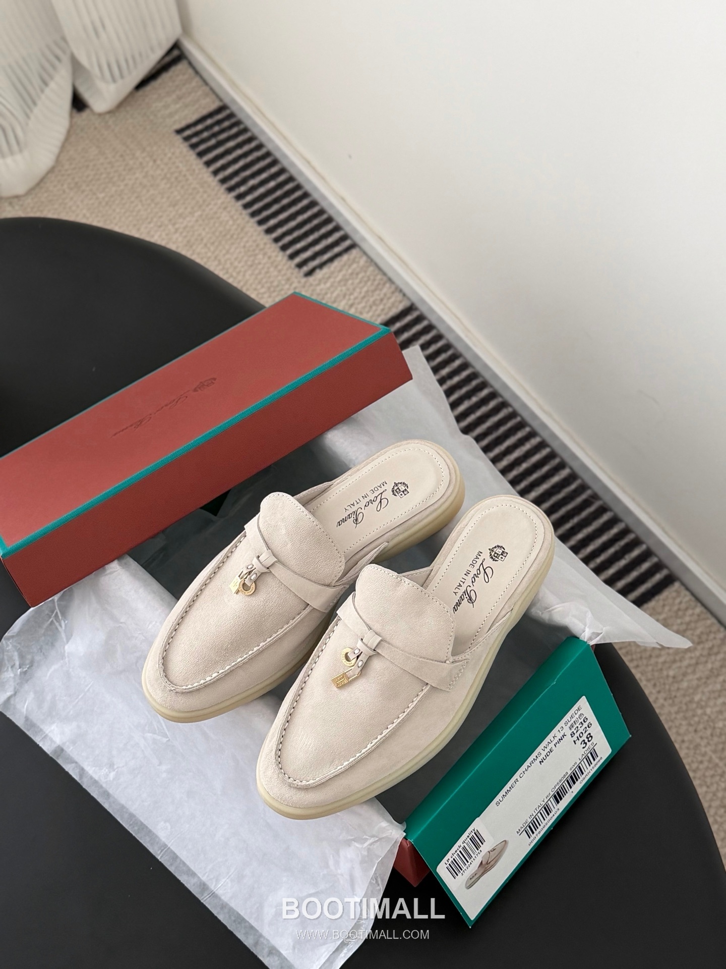 Loro Piana Summer Walk Loafer Leather Lambskin Beige Loafer 로로피아나 서머 워크 로퍼 레더 램스킨 베이지 로퍼 9