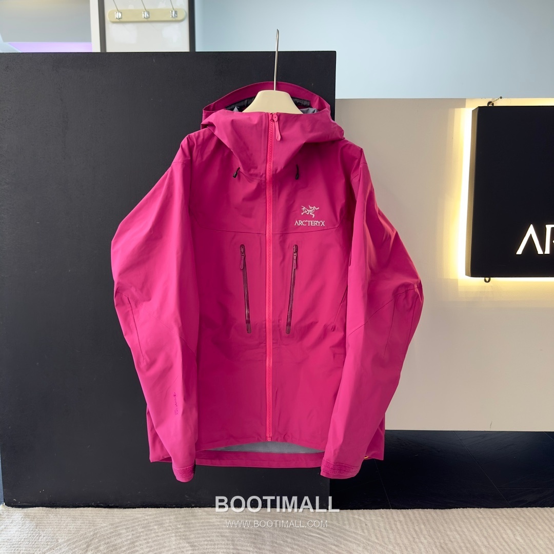 Arc'teryx Alpha SV 7th Hard Shell Jacket Nylon Black Silver Jacket 아크테릭스 알파 SV 7세대 하드 쉘 자켓 나일론 블랙 실버 자켓 -2 1