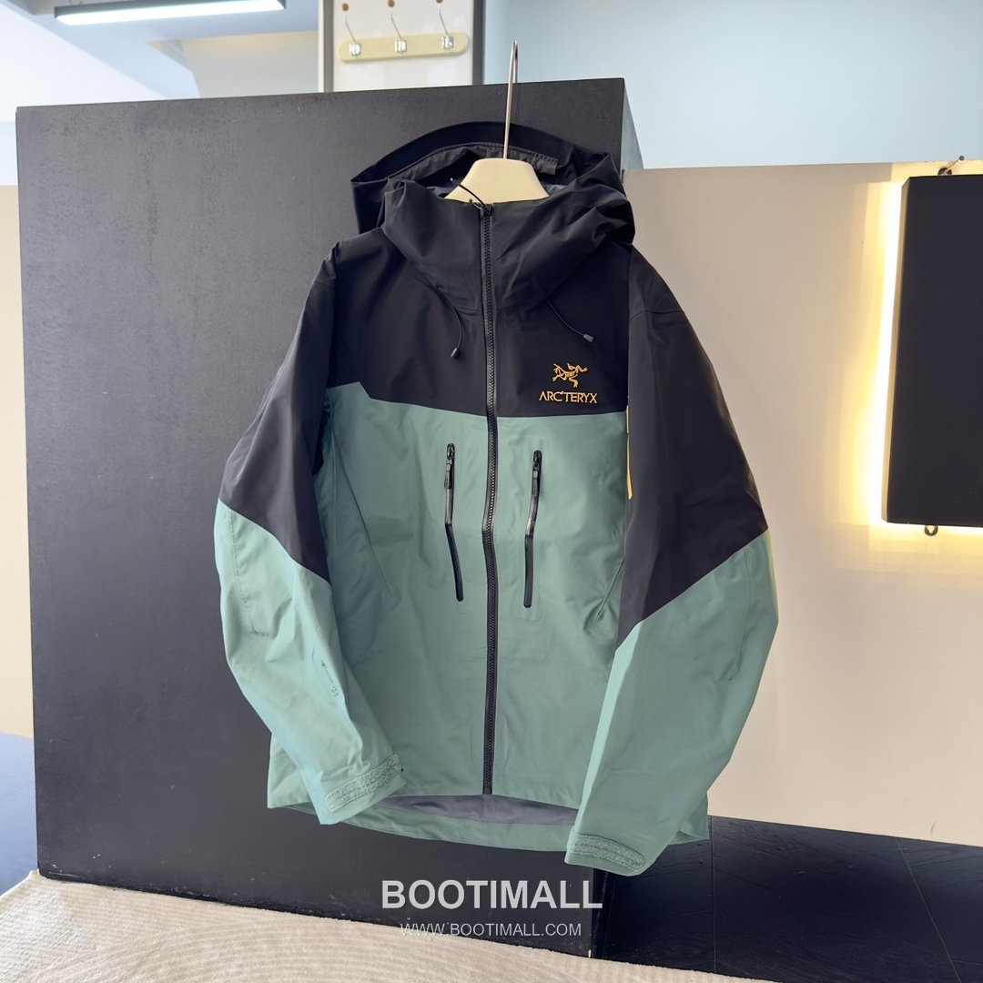 Arc'teryx Alpha SV 7th Hard Shell Jacket Nylon Black Silver Jacket 아크테릭스 알파 SV 7세대 하드 쉘 자켓 나일론 블랙 실버 자켓 -2 2