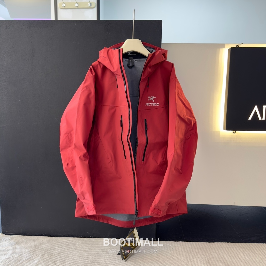 Arc'teryx Alpha SV 7th Hard Shell Jacket Nylon Black Silver Jacket 아크테릭스 알파 SV 7세대 하드 쉘 자켓 나일론 블랙 실버 자켓 -2 5