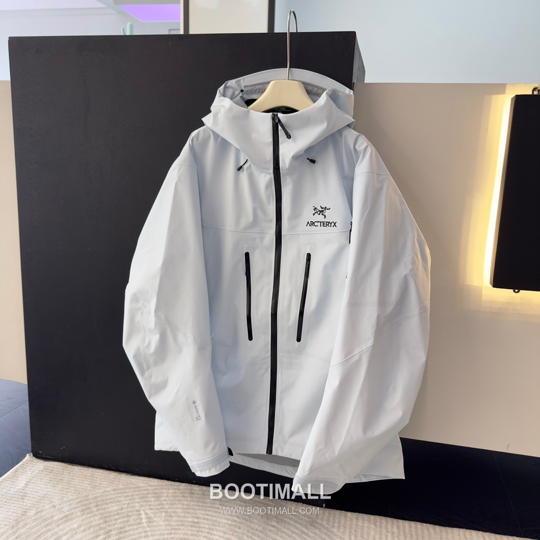 Arc'teryx Alpha SV 7th Hard Shell Jacket Nylon Black Silver Jacket 아크테릭스 알파 SV 7세대 하드 쉘 자켓 나일론 블랙 실버 자켓 -2 2