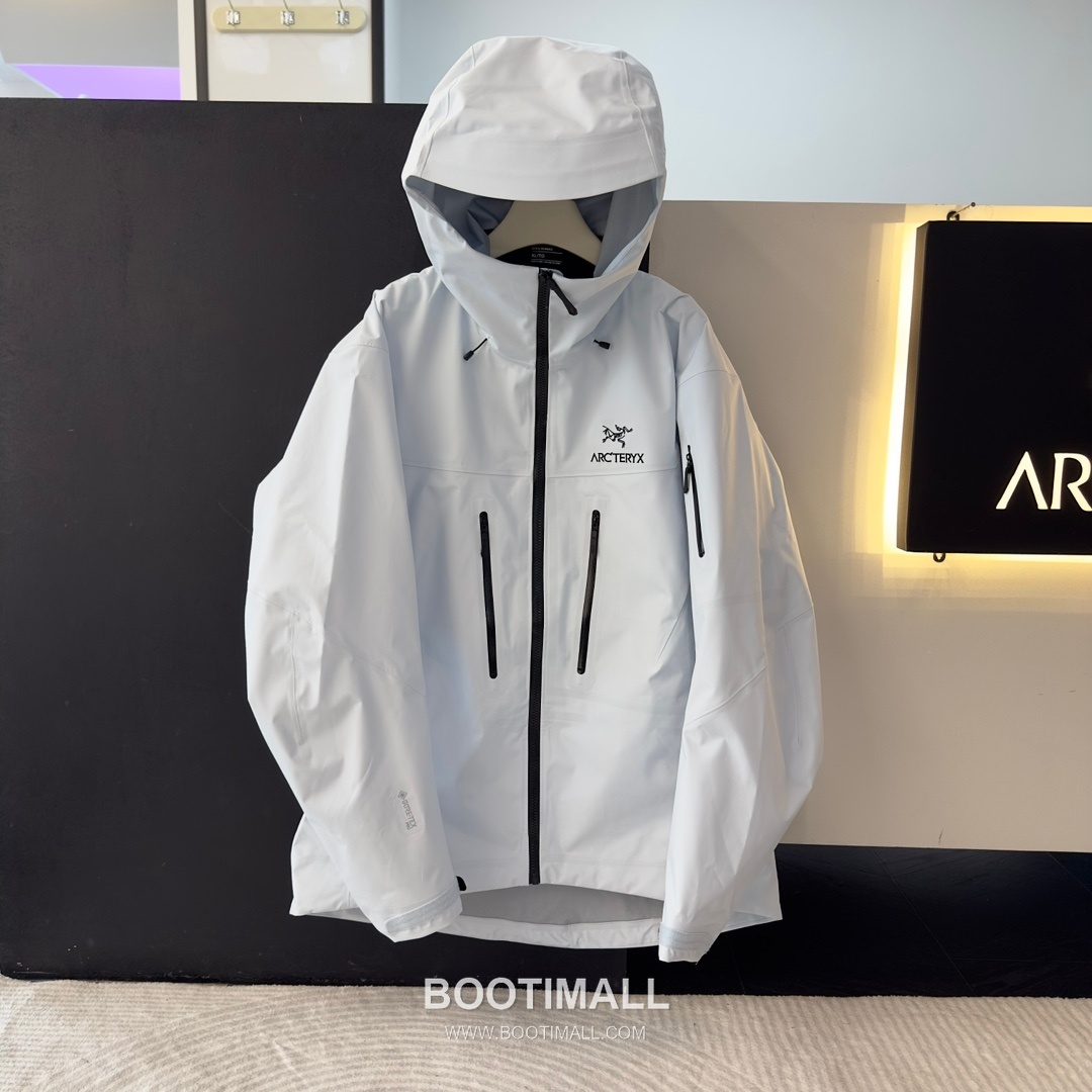 Arc'teryx Alpha SV 7th Hard Shell Jacket Nylon Black Silver Jacket 아크테릭스 알파 SV 7세대 하드 쉘 자켓 나일론 블랙 실버 자켓 -2 4
