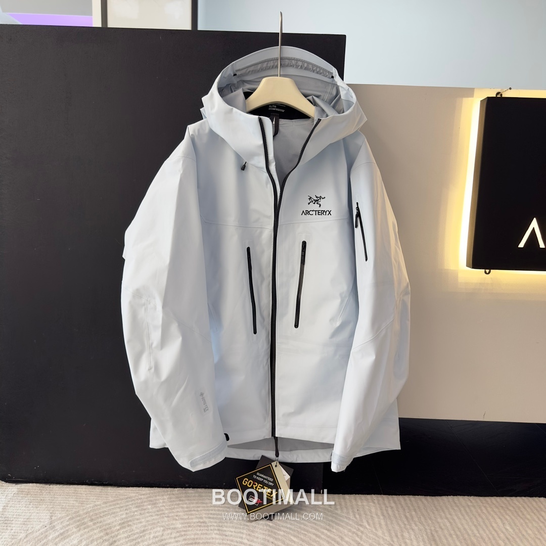 Arc'teryx Alpha SV 7th Hard Shell Jacket Nylon Black Silver Jacket 아크테릭스 알파 SV 7세대 하드 쉘 자켓 나일론 블랙 실버 자켓 -2 5