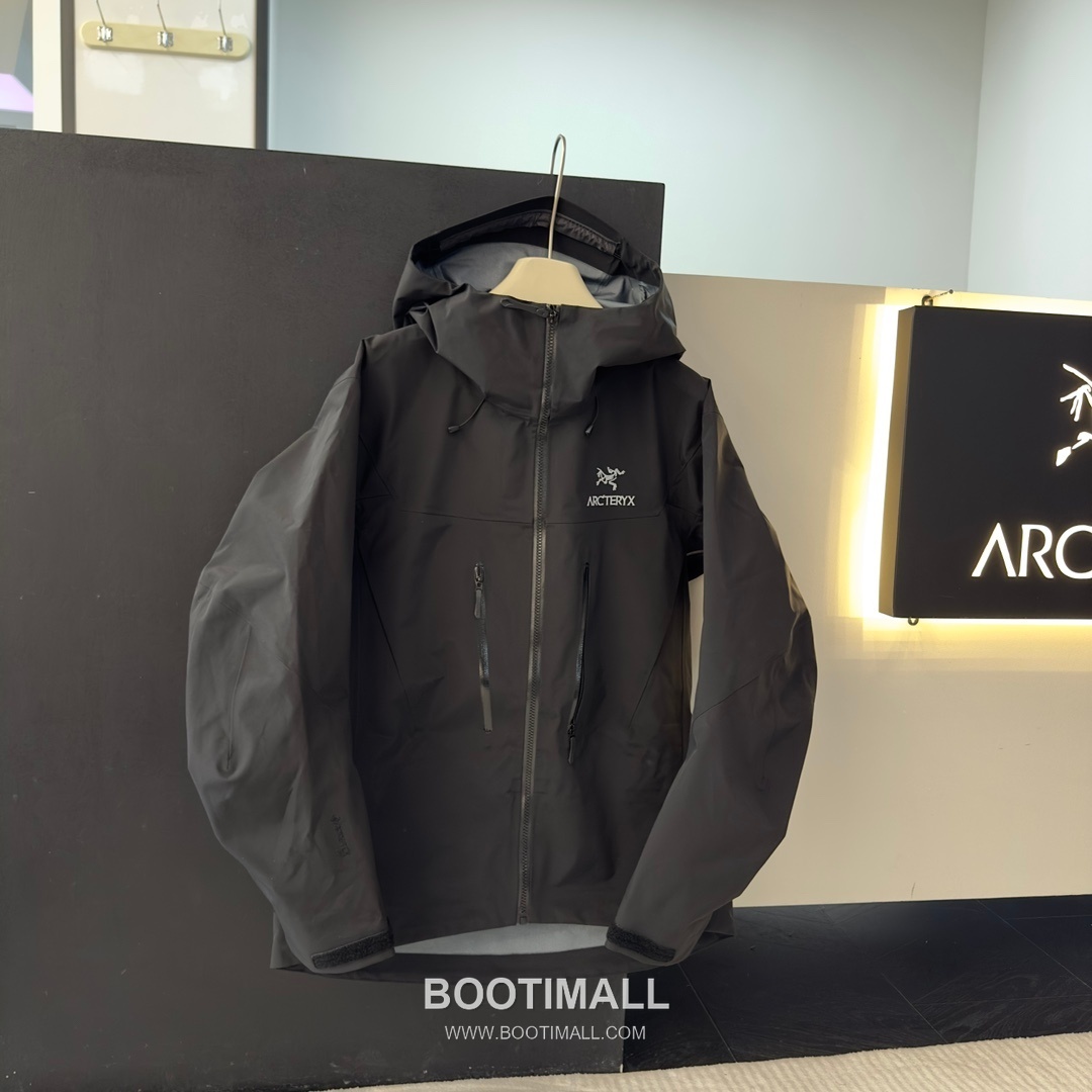 Arc'teryx Alpha SV 7th Hard Shell Jacket Nylon Black Silver Jacket 아크테릭스 알파 SV 7세대 하드 쉘 자켓 나일론 블랙 실버 자켓 -2 3