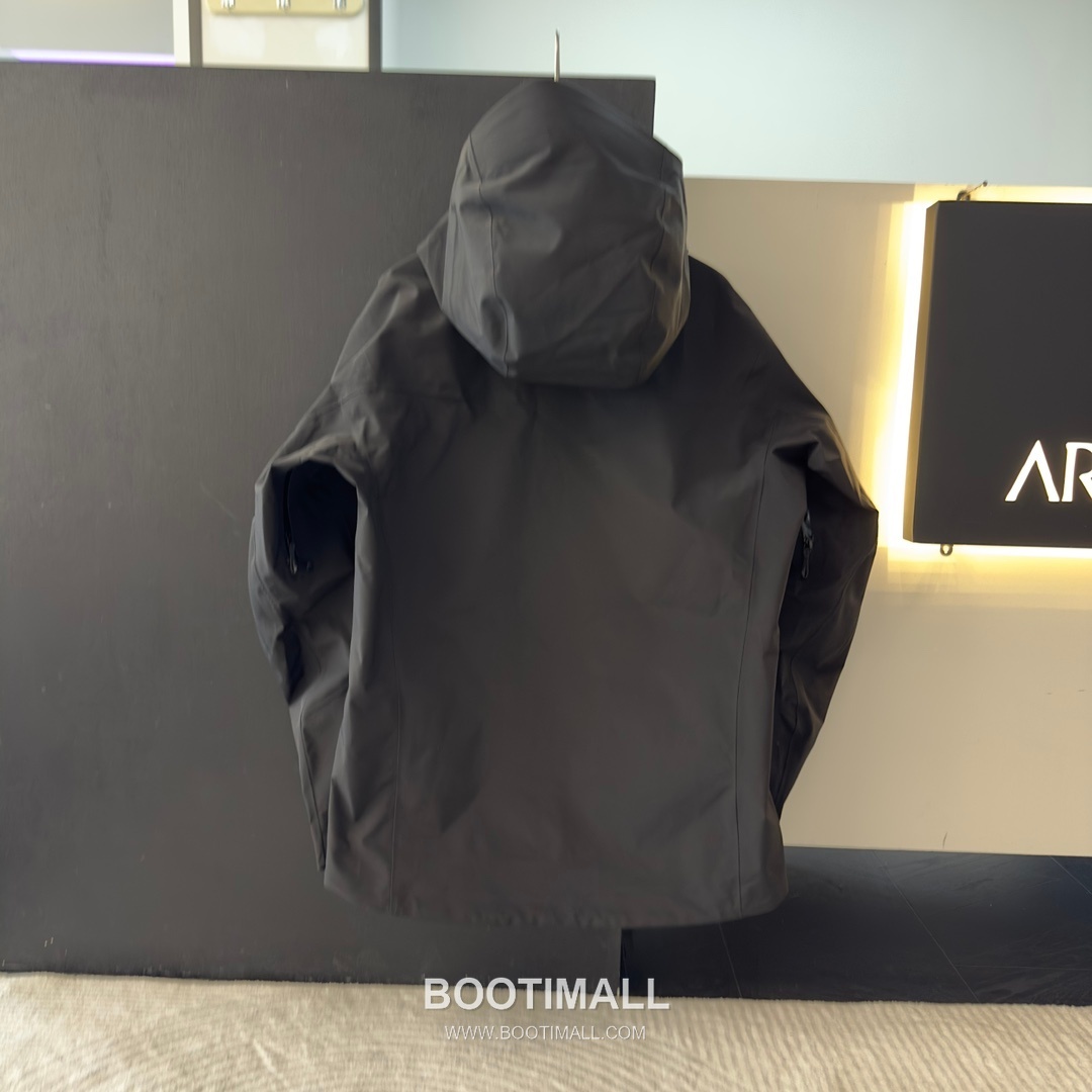 Arc'teryx Alpha SV 7th Hard Shell Jacket Nylon Black Silver Jacket 아크테릭스 알파 SV 7세대 하드 쉘 자켓 나일론 블랙 실버 자켓 -2 5