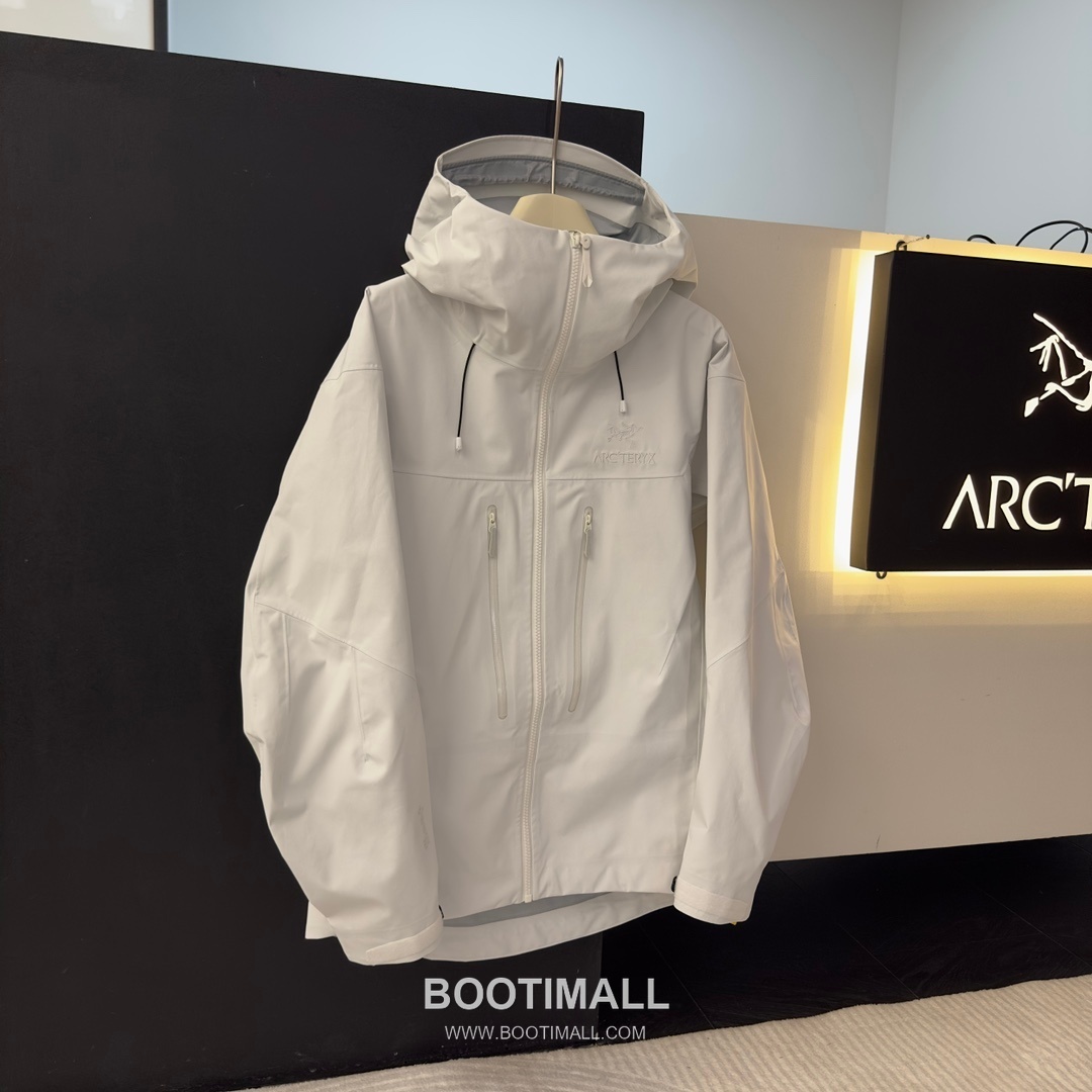 Arc'teryx Alpha SV 7th Hard Shell Jacket Nylon Black Silver Jacket 아크테릭스 알파 SV 7세대 하드 쉘 자켓 나일론 블랙 실버 자켓 -2 3