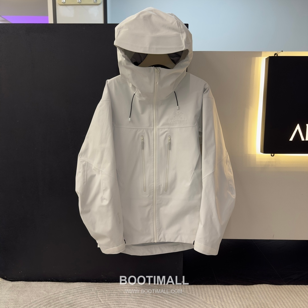 Arc'teryx Alpha SV 7th Hard Shell Jacket Nylon Black Silver Jacket 아크테릭스 알파 SV 7세대 하드 쉘 자켓 나일론 블랙 실버 자켓 -2 4