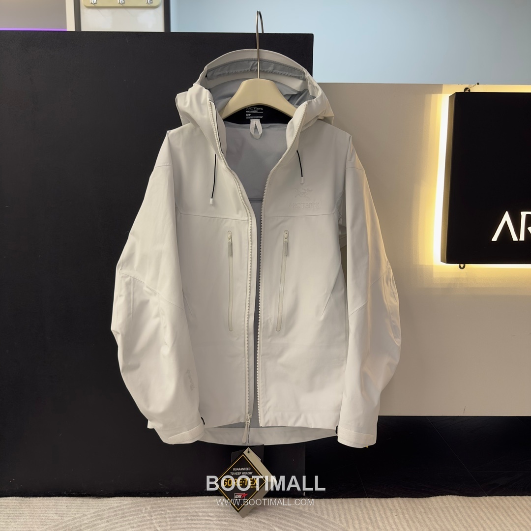 Arc'teryx Alpha SV 7th Hard Shell Jacket Nylon Black Silver Jacket 아크테릭스 알파 SV 7세대 하드 쉘 자켓 나일론 블랙 실버 자켓 -2 5