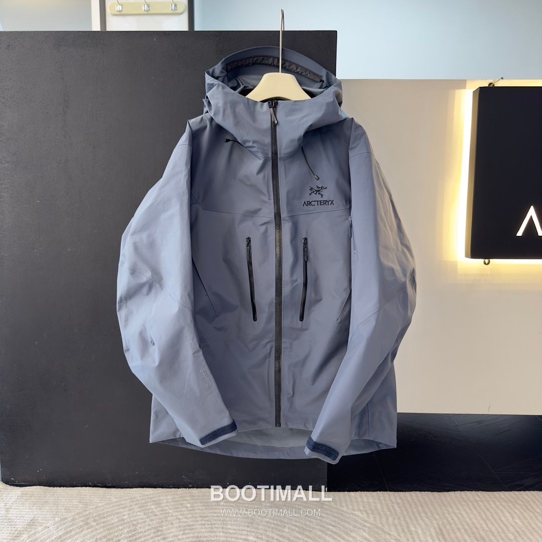 Arc'teryx Alpha SV 7th Hard Shell Jacket Nylon Black Silver Jacket 아크테릭스 알파 SV 7세대 하드 쉘 자켓 나일론 블랙 실버 자켓 -2 1
