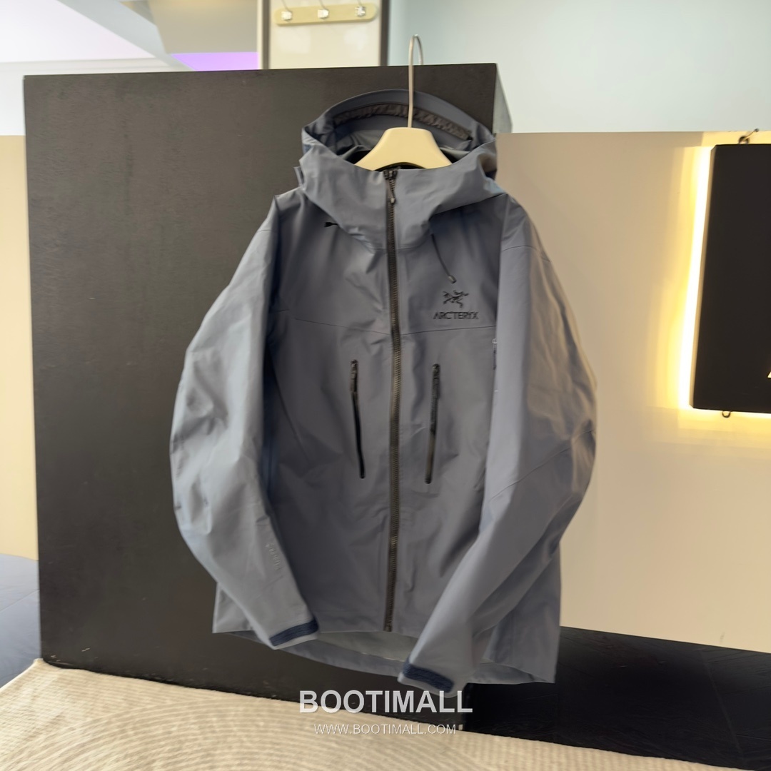 Arc'teryx Alpha SV 7th Hard Shell Jacket Nylon Black Silver Jacket 아크테릭스 알파 SV 7세대 하드 쉘 자켓 나일론 블랙 실버 자켓 -2 2