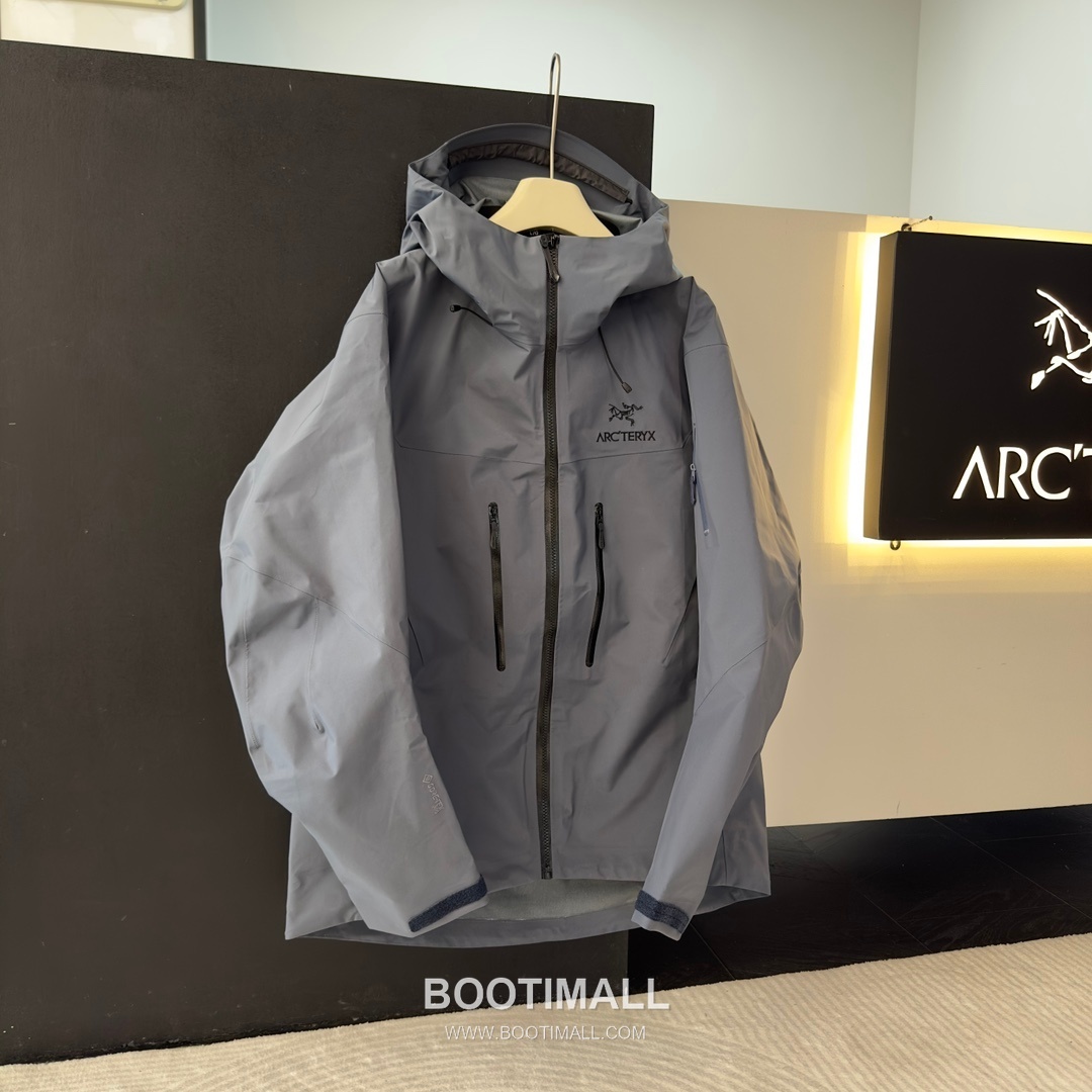 Arc'teryx Alpha SV 7th Hard Shell Jacket Nylon Black Silver Jacket 아크테릭스 알파 SV 7세대 하드 쉘 자켓 나일론 블랙 실버 자켓 -2 3