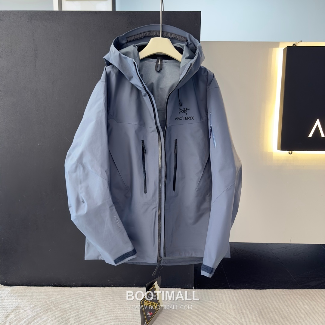 Arc'teryx Alpha SV 7th Hard Shell Jacket Nylon Black Silver Jacket 아크테릭스 알파 SV 7세대 하드 쉘 자켓 나일론 블랙 실버 자켓 -2 5