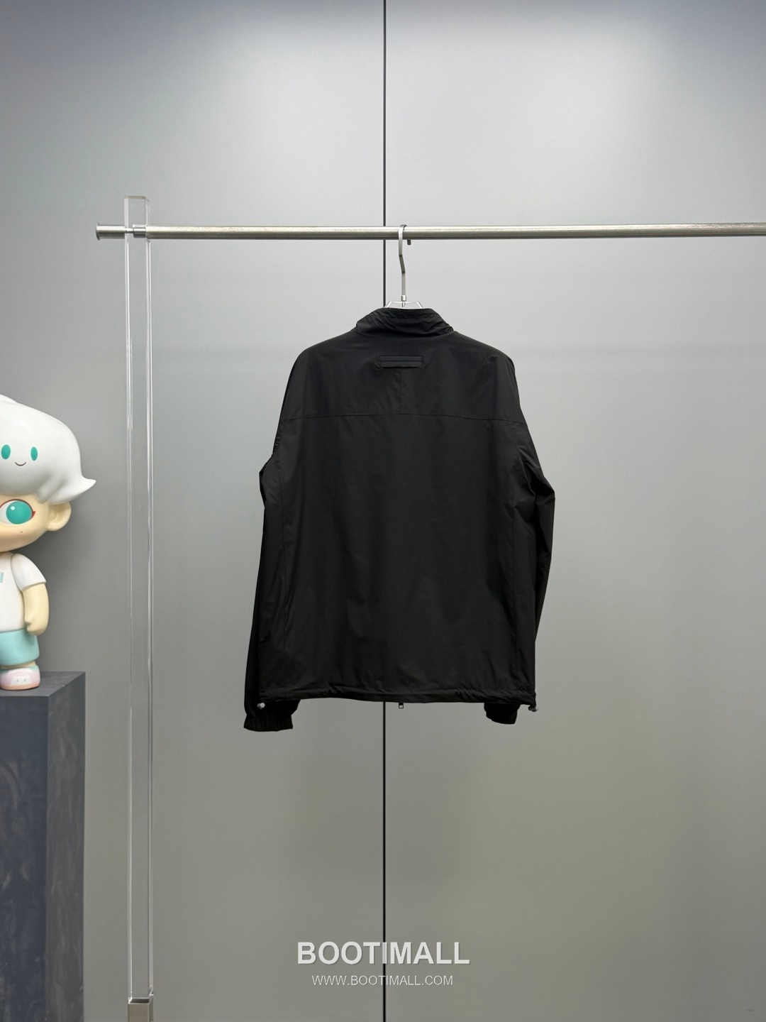 Zegna Stand Collar Reversible Brezza Long Sleeve Jacket Polyester, Cashmere Blend, Nylon Black 제냐 스탠드 칼라 리버서블 브레짜 롱슬리브 자켓 폴리에스터, 캐시미어 혼방, 나일론 블랙 7