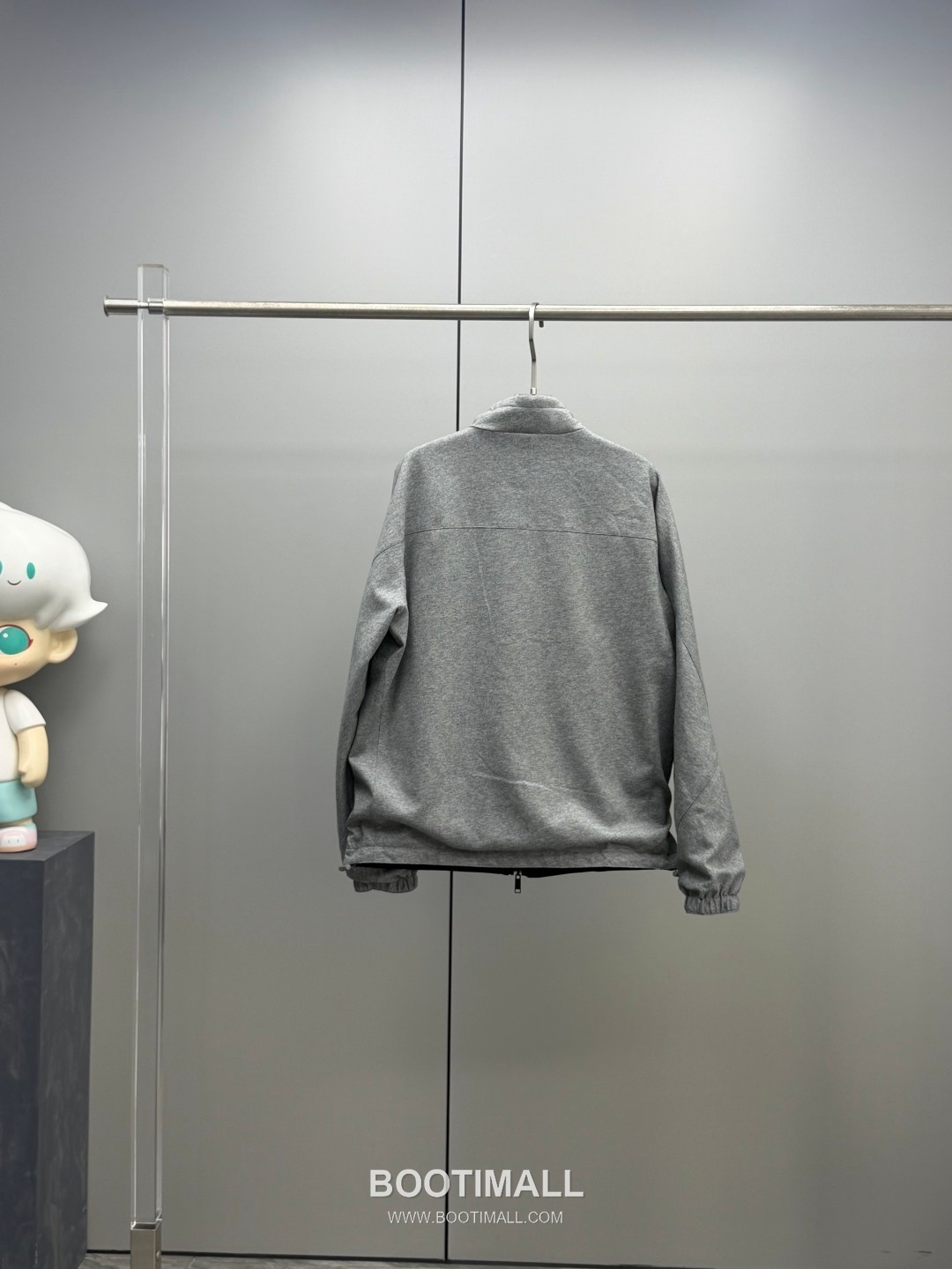 Zegna Stand Collar Reversible Brezza Long Sleeve Jacket Polyester, Cashmere Blend, Nylon Black 제냐 스탠드 칼라 리버서블 브레짜 롱슬리브 자켓 폴리에스터, 캐시미어 혼방, 나일론 블랙 9