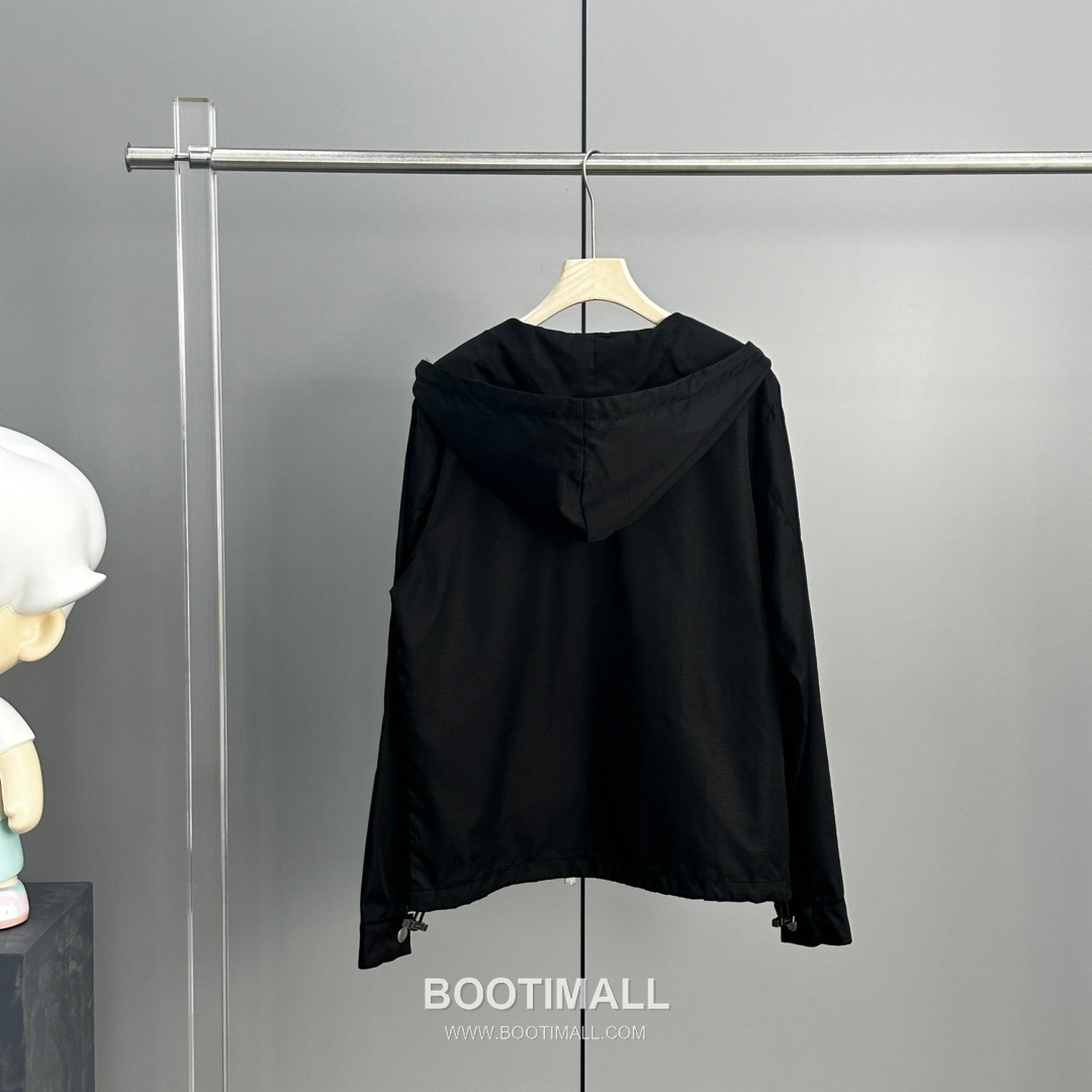 Givenchy Jacquard Hooded Jacket Nylon Black 지방시 자카드 후드 자켓 나일론 블랙 9