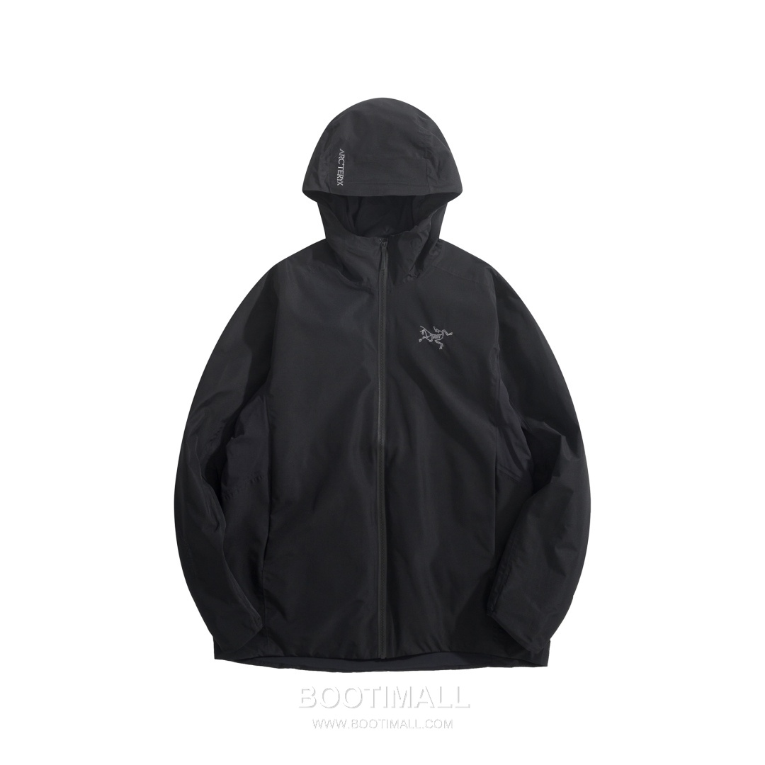 Arc'teryx Solano Hoody Polyester Black Windbreaker 아크테릭스 솔라노 후디 폴리에스터 블랙 바람막이 6
