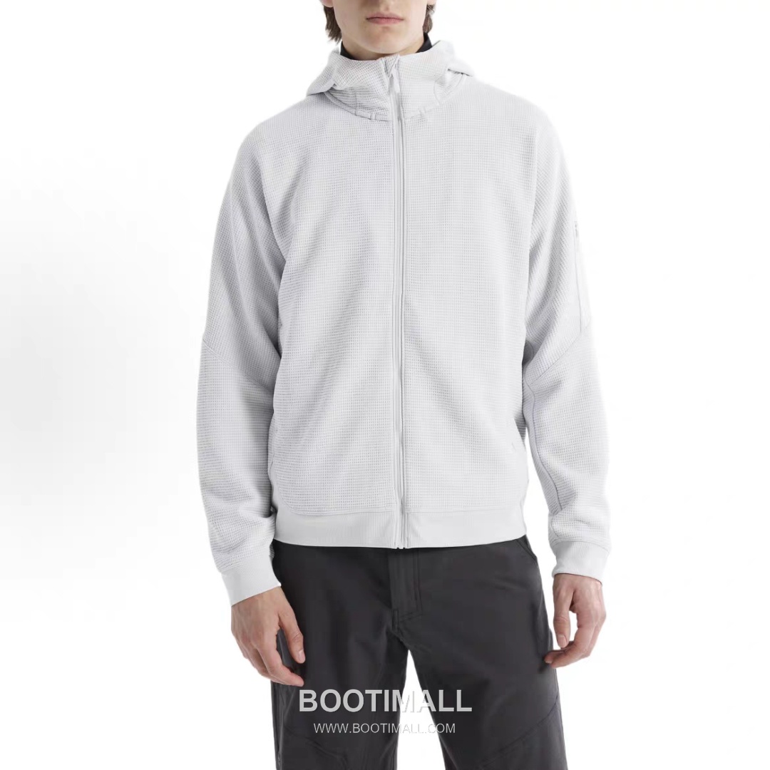 Arc'teryx Waffle Zip Sweatshirt Black Jacket 아크테릭스 와플 집업 스웻셔츠 블랙 자켓 S, M, L, XL, XXL 1