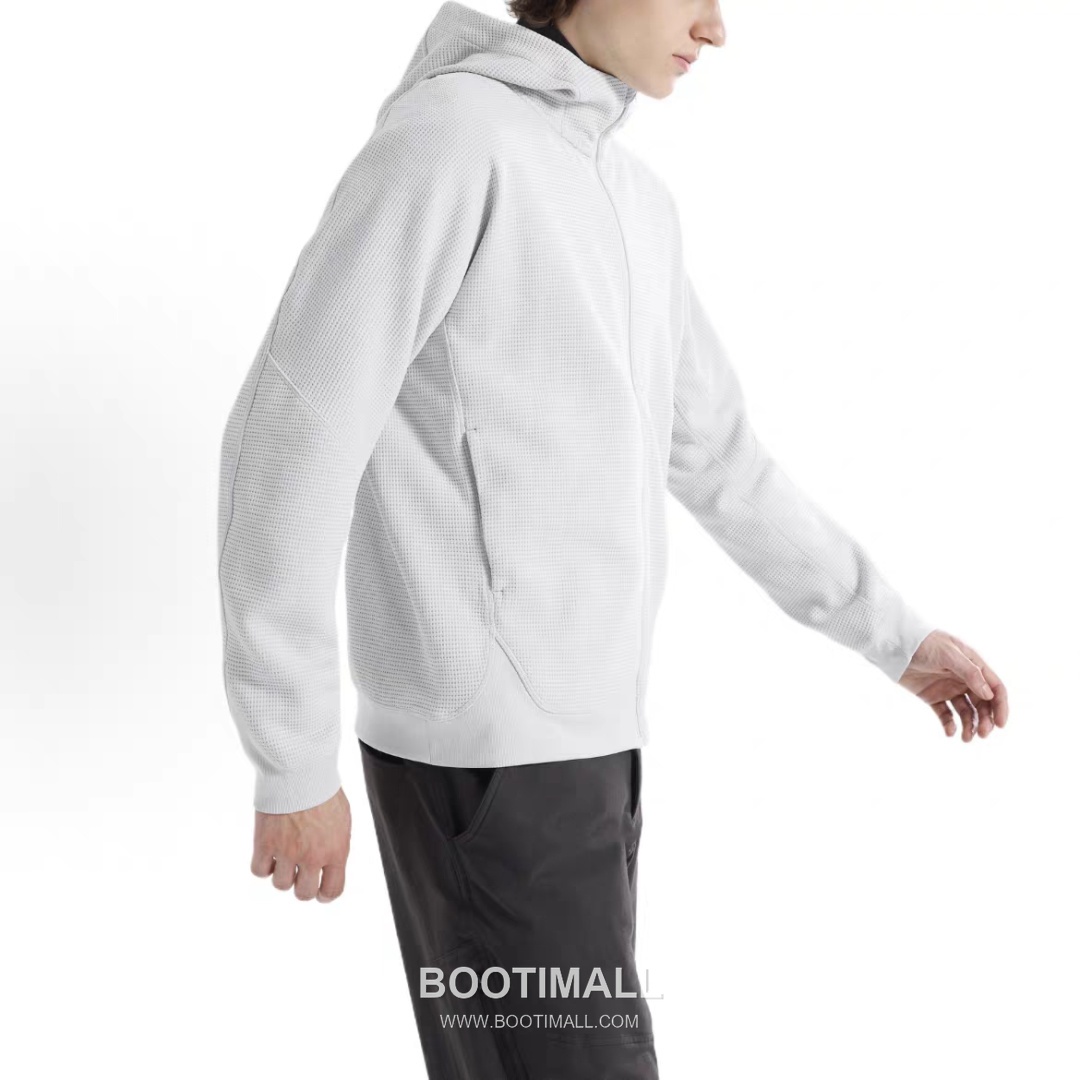 Arc'teryx Waffle Zip Sweatshirt Black Jacket 아크테릭스 와플 집업 스웻셔츠 블랙 자켓 S, M, L, XL, XXL 3