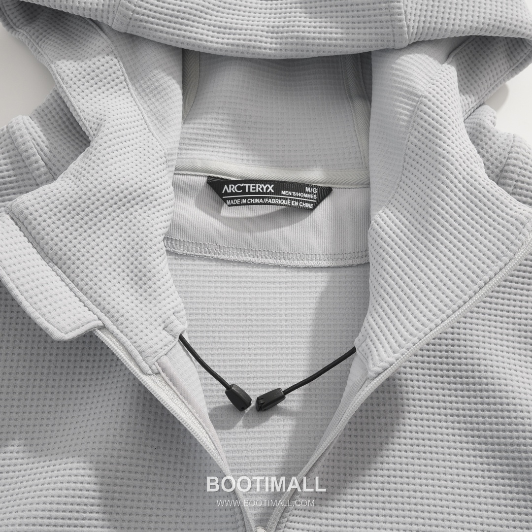 Arc'teryx Waffle Zip Sweatshirt Black Jacket 아크테릭스 와플 집업 스웻셔츠 블랙 자켓 S, M, L, XL, XXL 7