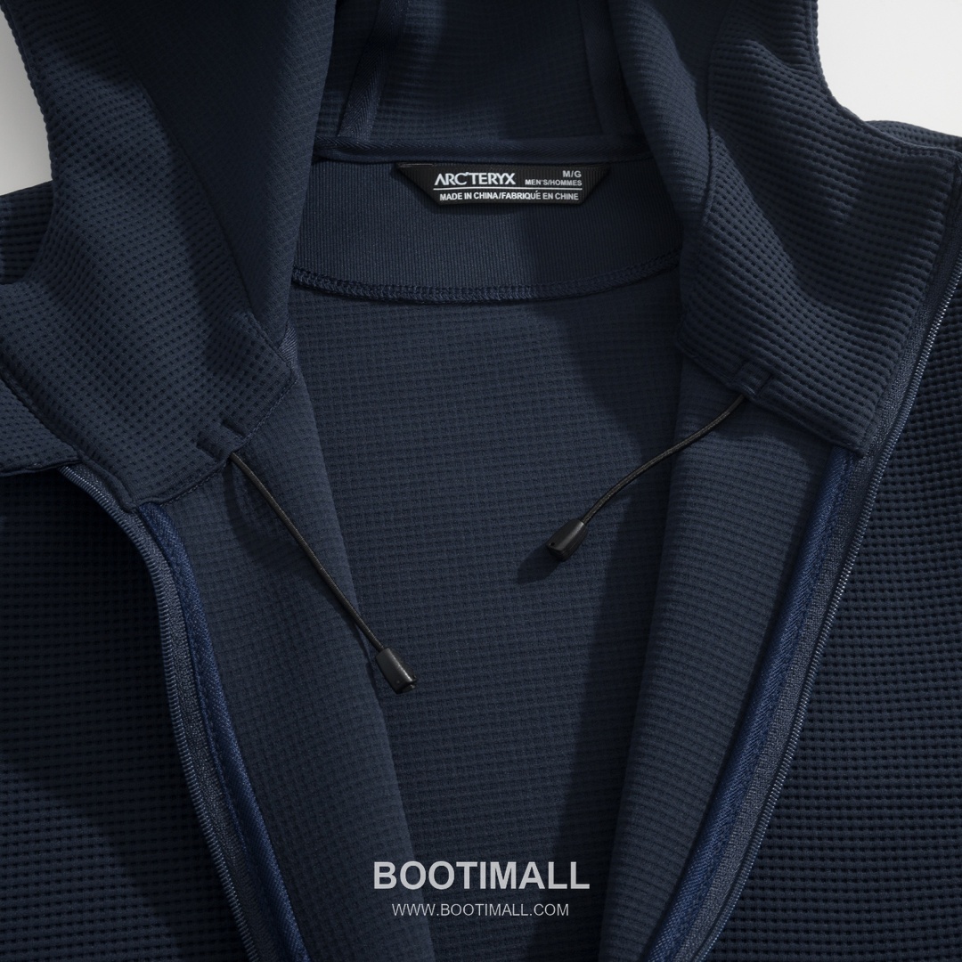 Arc'teryx Waffle Zip Sweatshirt Black Jacket 아크테릭스 와플 집업 스웻셔츠 블랙 자켓 10