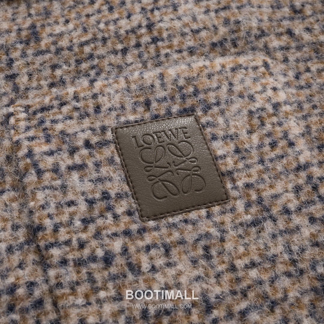 Loewe Anagram Overshirt Wool Alpaca Blend Brown Jacket 로에베 아나그램 오버셔츠 울 알파카 혼방 브라운 자켓 46, 48, 50, 52 9