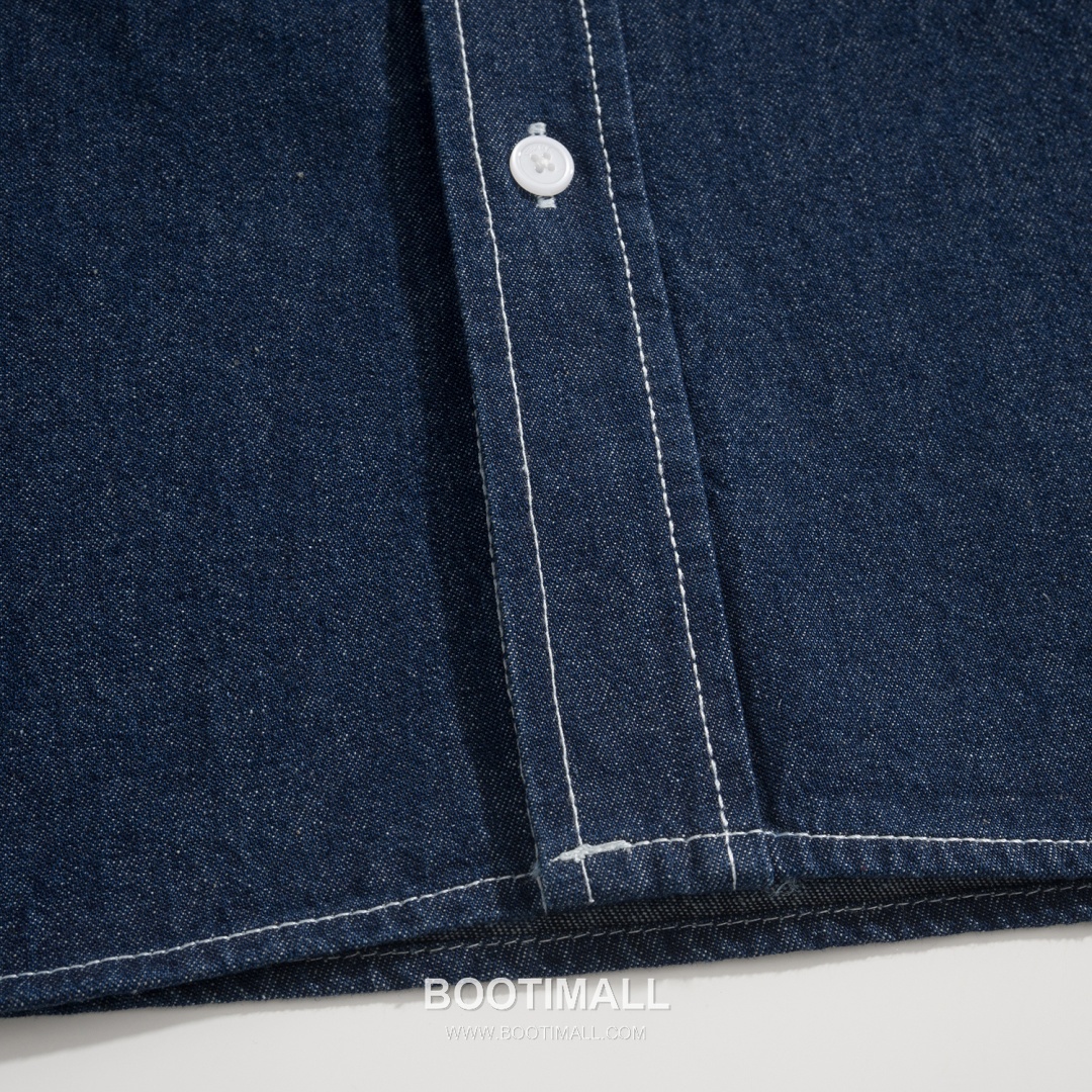 Celine Embroidered Denim Shirt Cotton Blue 셀린느 자수 데님 셔츠 코튼 블루 S, M, L, XL 11