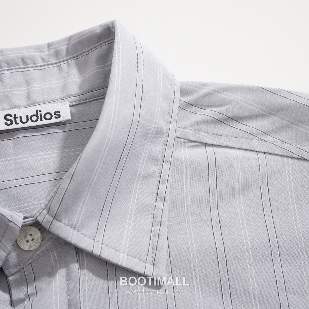 Acne Studios Striped Label Shirt 아크네스튜디오 스트라이프 라벨 셔츠 44, 46, 48, 50 5