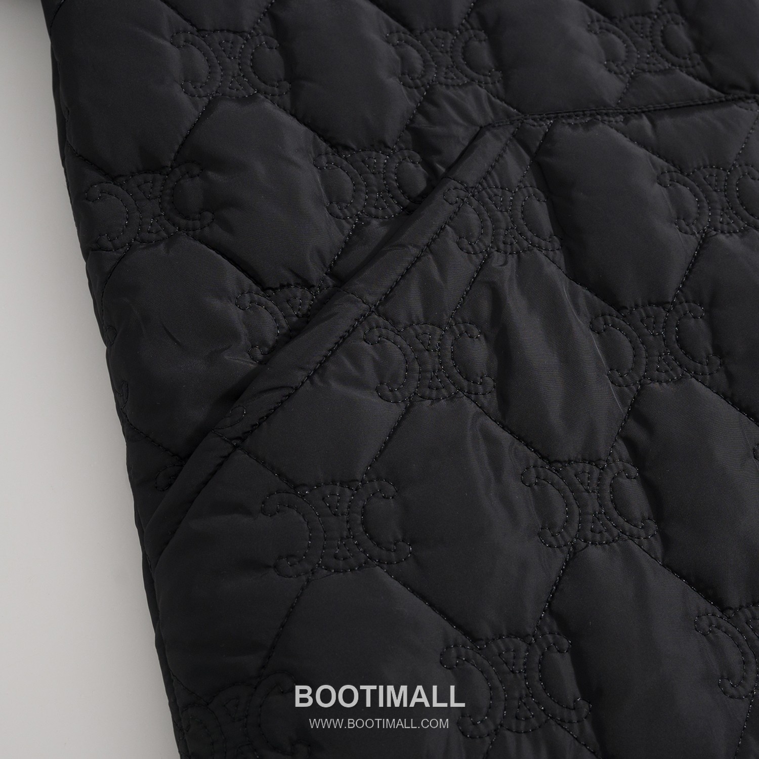 Celine Monogram Padded Jacket Nylon Black Down Jacket 셀린느 모노그램 패디드 자켓 나일론 블랙 다운재킷 48, 50, 52, 54 8