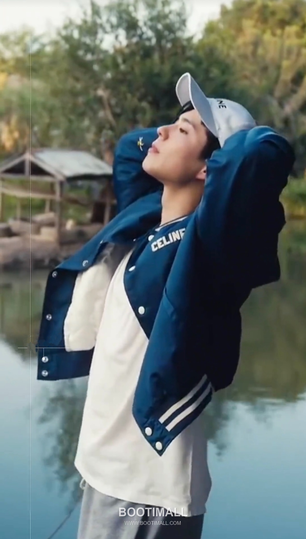 Celine Baseball Padded Jacket Blue 셀린느 베이스볼 패딩 자켓 블루 46, 48, 50, 52 6