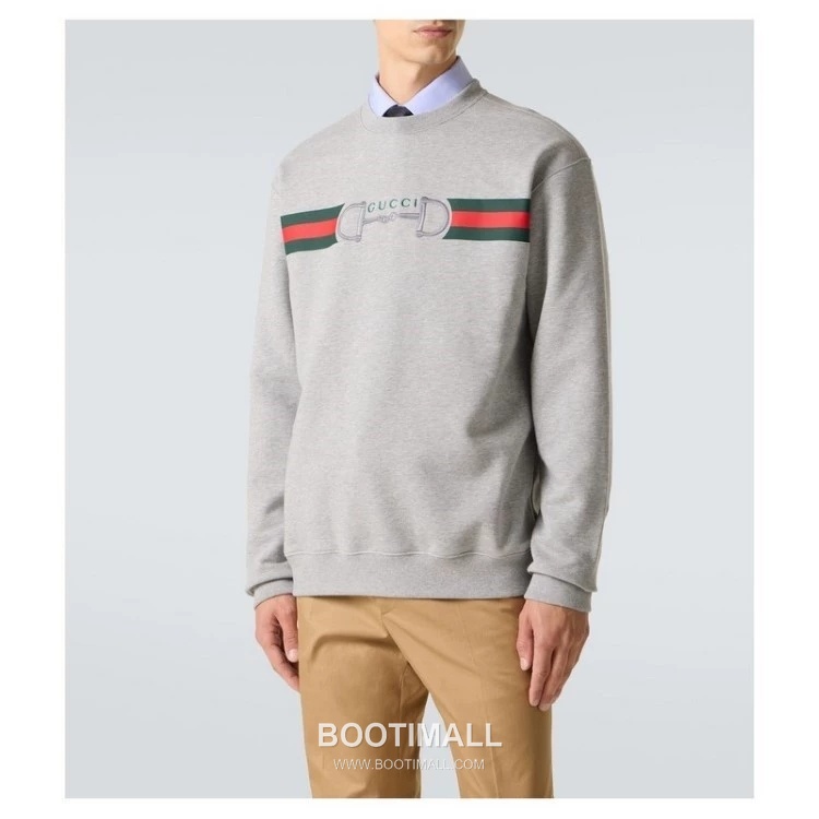 Gucci Horsebit Sweatshirt Cotton Grey 구찌 홀스빗 스웨트셔츠 코튼 그레이 XS, S, M, L 2