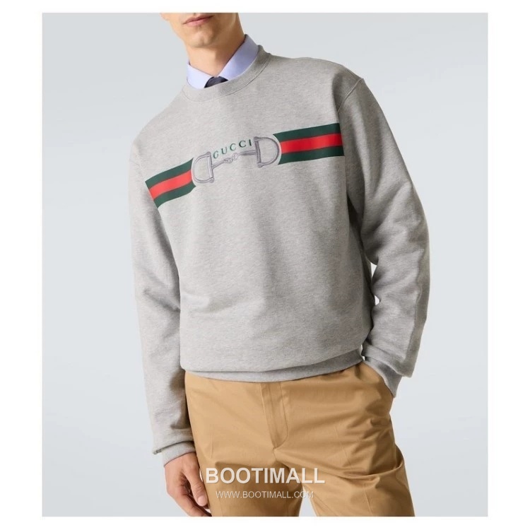 Gucci Horsebit Sweatshirt Cotton Grey 구찌 홀스빗 스웨트셔츠 코튼 그레이 XS, S, M, L 4