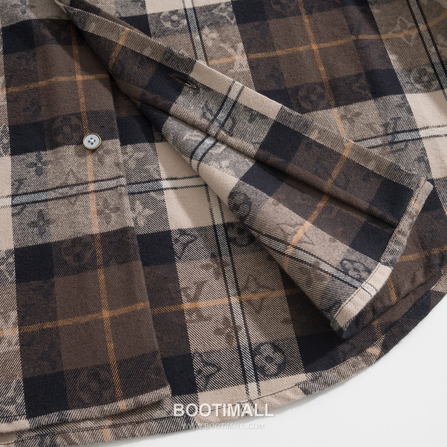 Gucci Monogram Jacquard Shirt Cotton Flannel Autumn Tone 구찌 모노그램 자카드 셔츠 코튼 플란넬 어텀 톤 S, M, L, XL 11