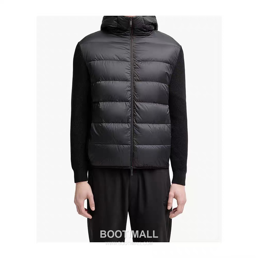 Gucci Knit Panel Down Jacket Polyester Navy 구찌 니트 패널 다운 재킷 폴리에스터 네이비 S, M, L, XL 2