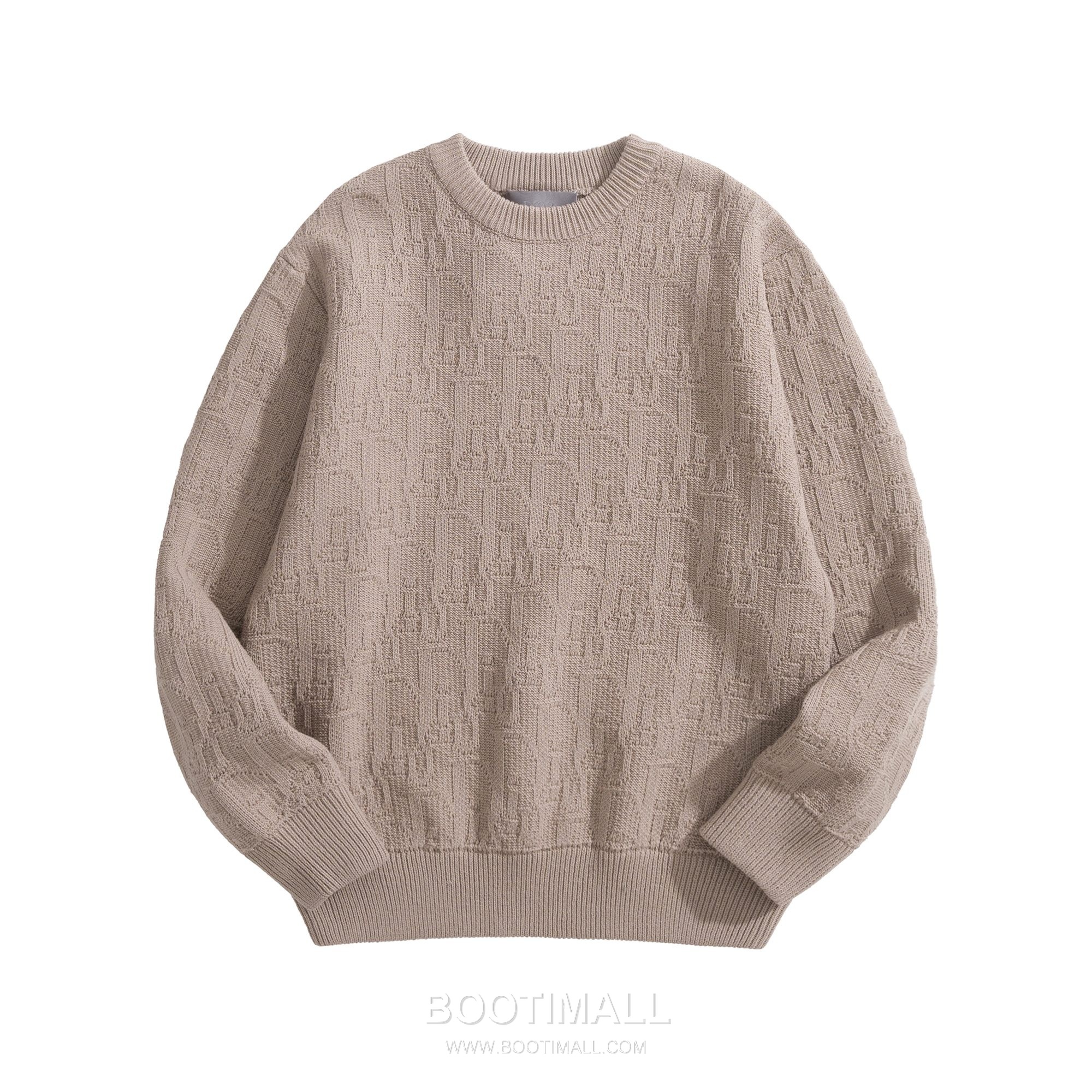 Dior Oblique Jacquard Sweater Cotton Blend Beige 디올 오블리크 자카드 스웨터 코튼 혼방 베이지 S, M, L, XL 4