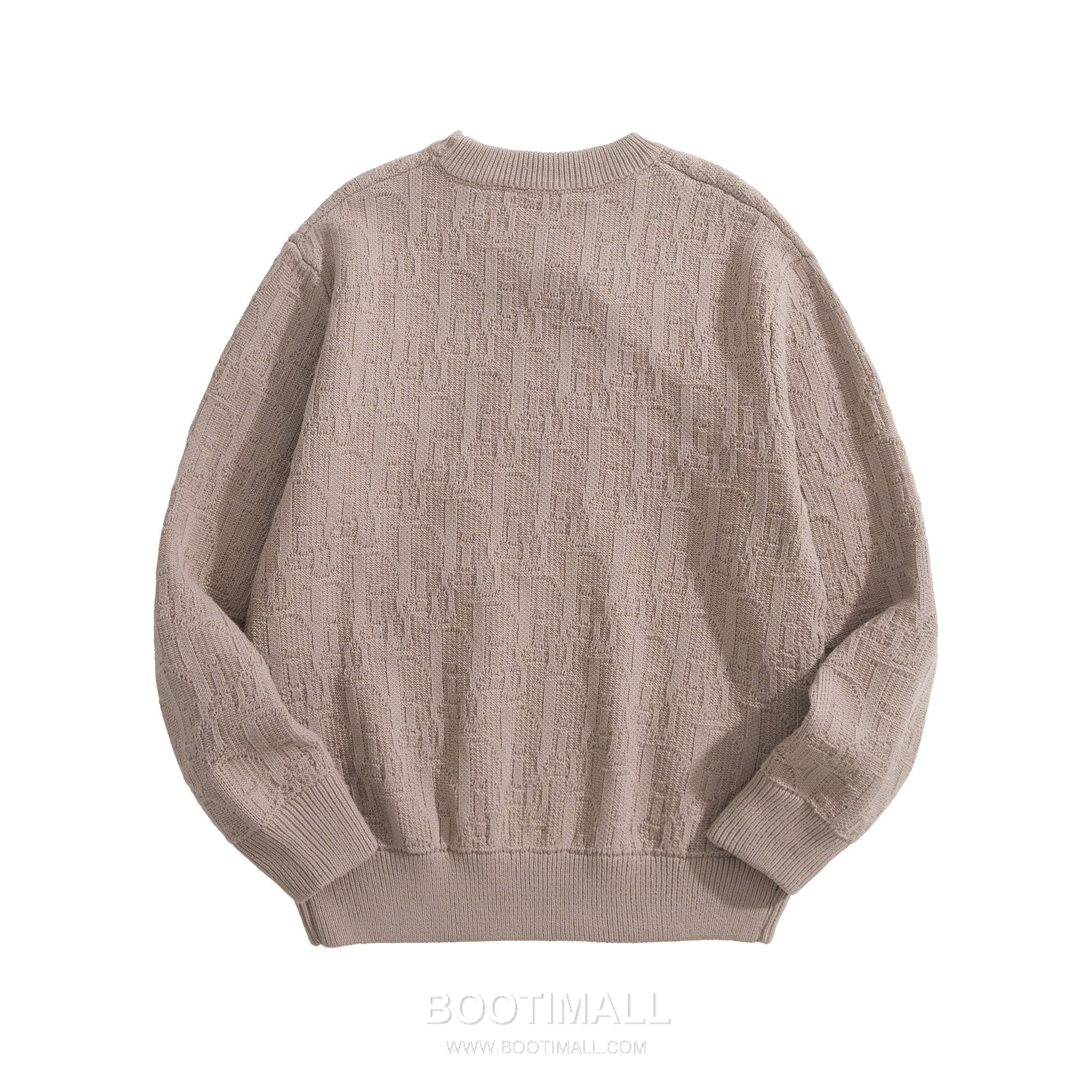 Dior Oblique Jacquard Sweater Cotton Blend Beige 디올 오블리크 자카드 스웨터 코튼 혼방 베이지 S, M, L, XL 5
