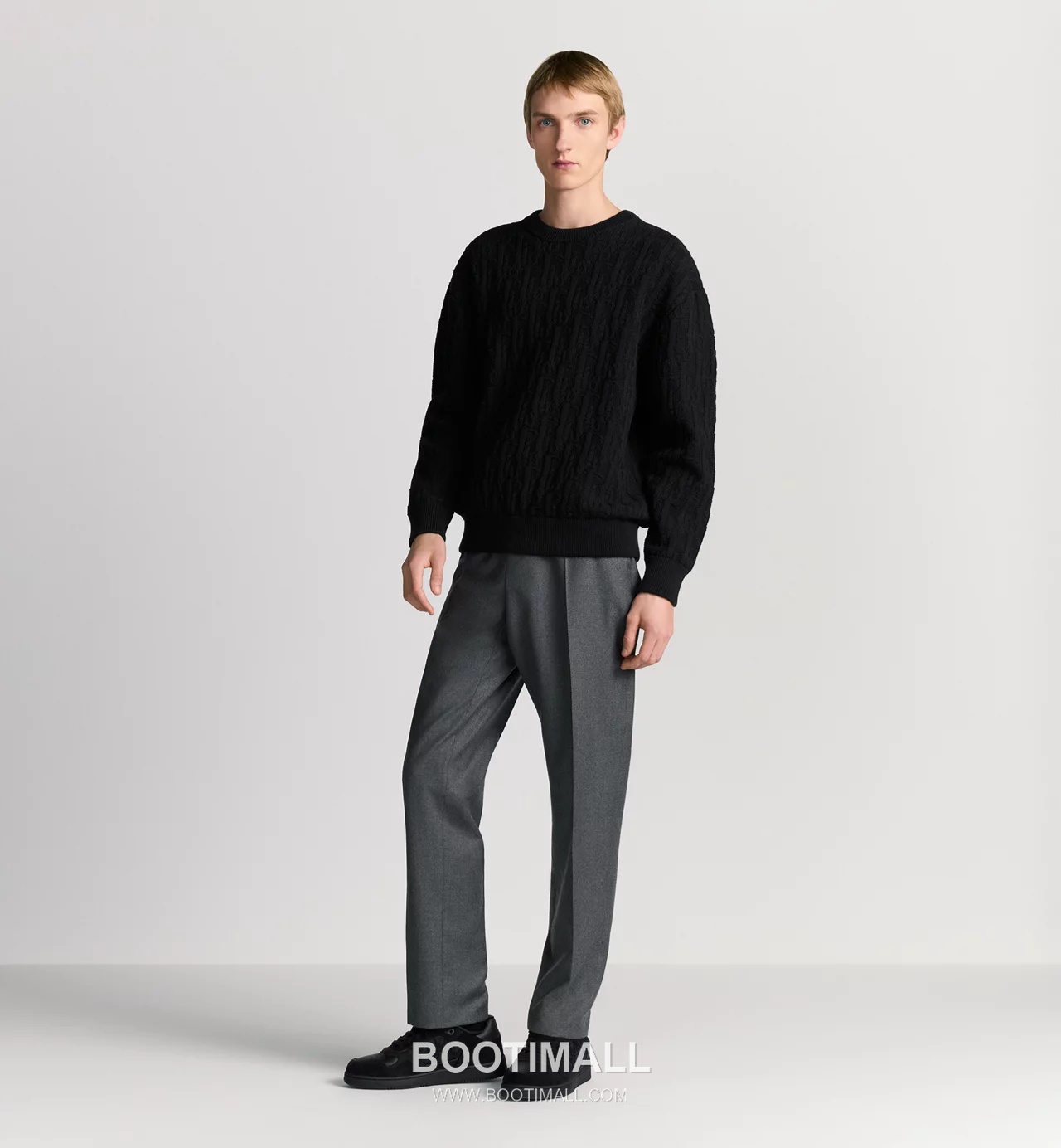 Dior Oblique Jacquard Sweater Cotton Blend Beige 디올 오블리크 자카드 스웨터 코튼 혼방 베이지 2