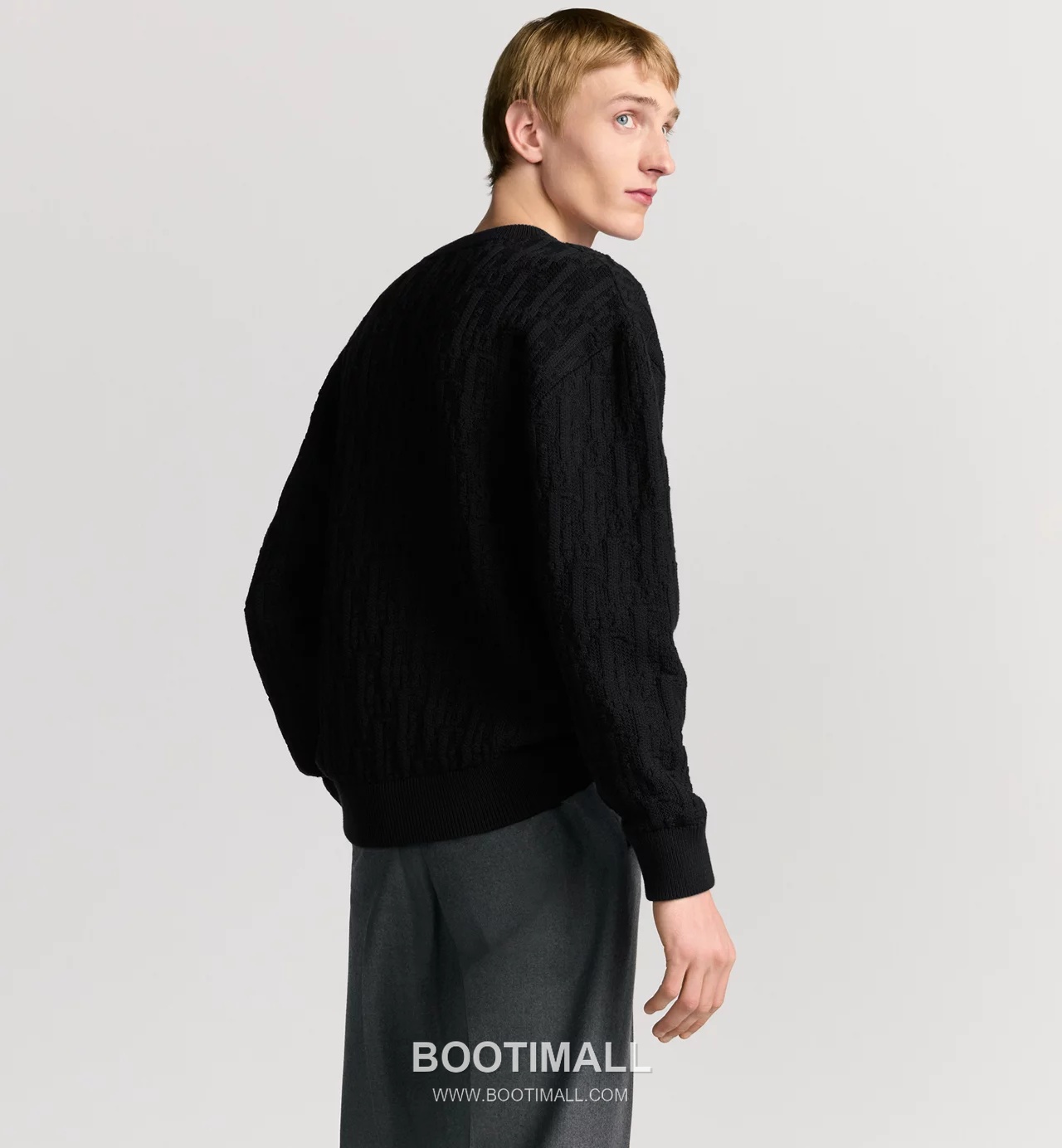 Dior Oblique Jacquard Sweater Cotton Blend Beige 디올 오블리크 자카드 스웨터 코튼 혼방 베이지 3