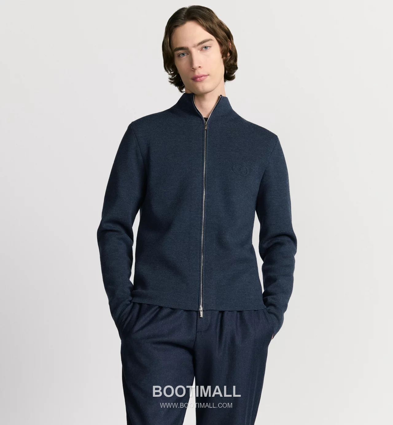 Gucci Icon Zip Cardigan Lamb Wool Grey 구찌 아이콘 집업 가디건 램 울 그레이 1