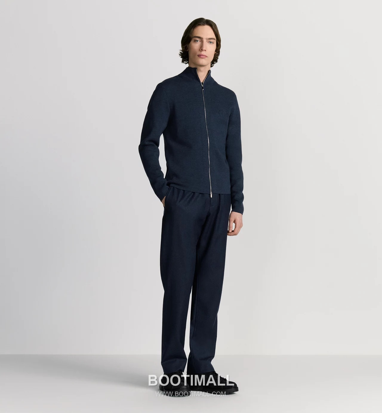 Gucci Icon Zip Cardigan Lamb Wool Grey 구찌 아이콘 집업 가디건 램 울 그레이 2