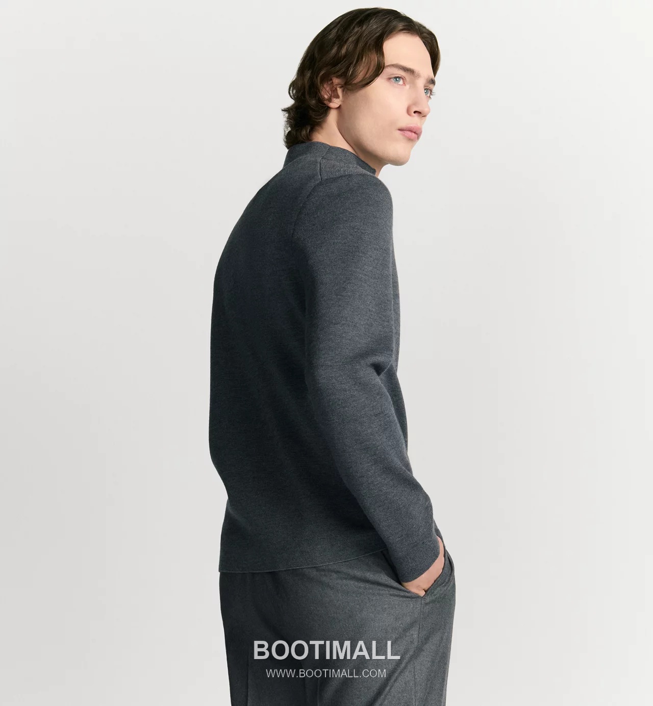 Gucci Icon Zip Cardigan Lamb Wool Grey 구찌 아이콘 집업 가디건 램 울 그레이 3