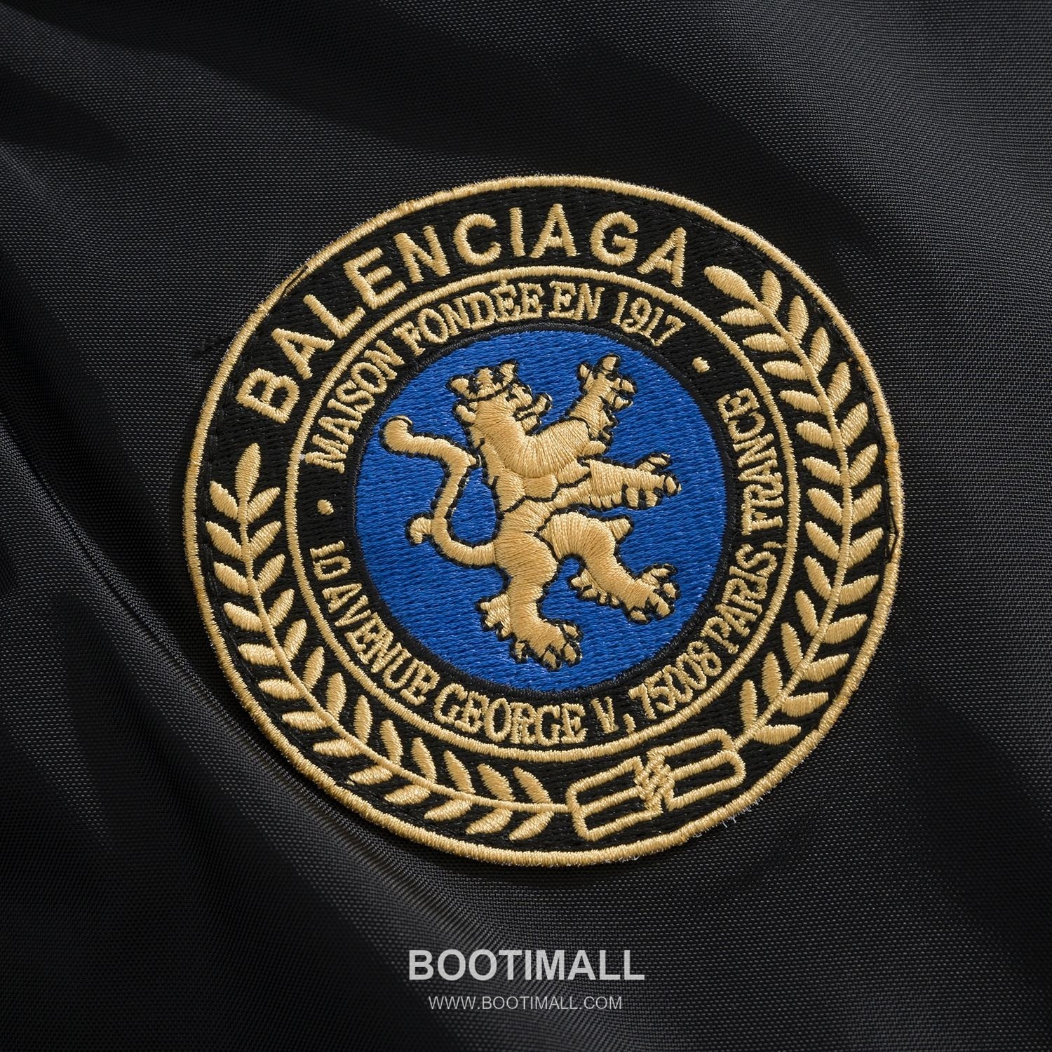 Gucci Lion Crest Jacket Nylon, Velvet, Cotton Black Padded Jacket 구찌 라이온 크레스트 자켓 나일론, 벨벳, 코튼 블랙 패딩 자켓 44, 46, 48, 50 8