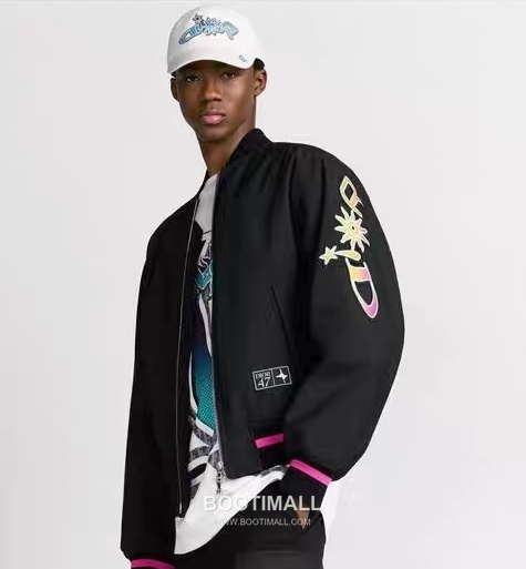 Gucci Embroidered Jacket Canvas Black 구찌 자수 자켓 캔버스 블랙 48, 50, 52, 54 1